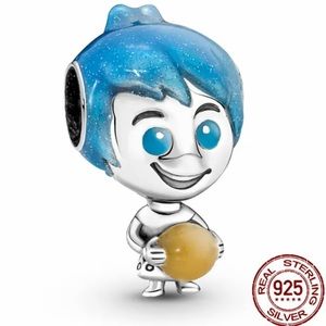 NWOT Disney Pixar Inside Out Joy and Luminous Memory Charm Sterling Silver 925